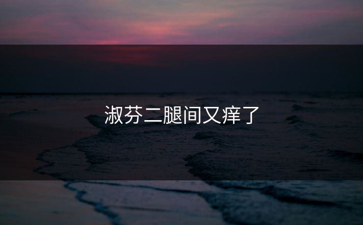 淑芬二腿间又痒了